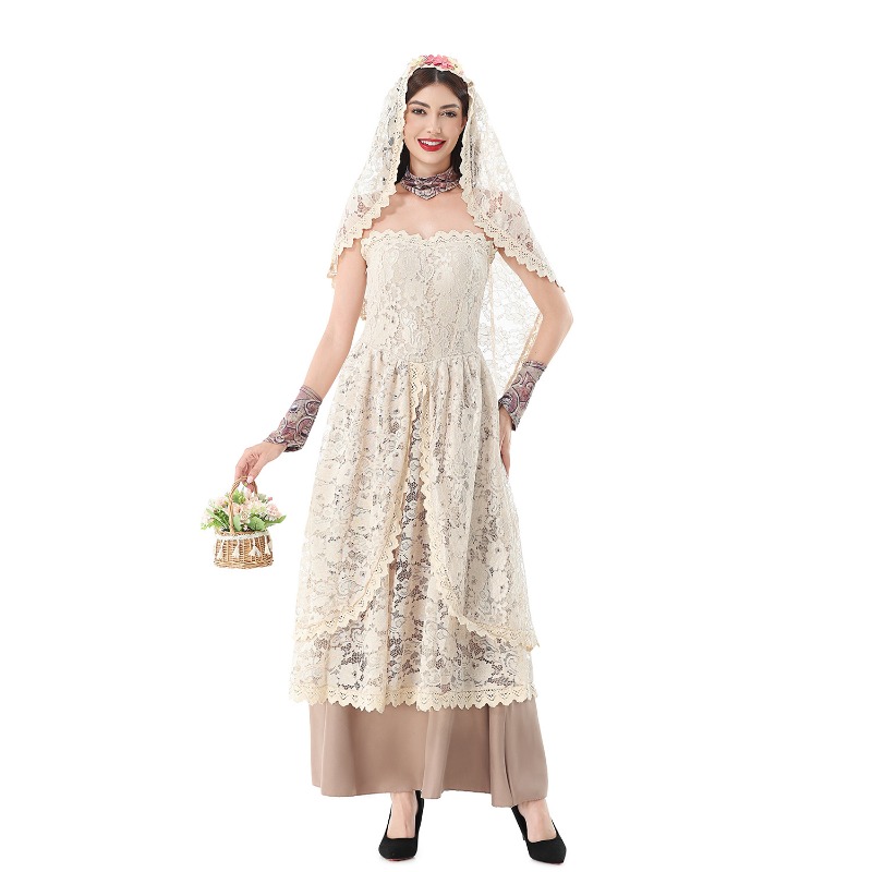 Women Vintage Lace Maxi Dress  - Lace Dress review and price