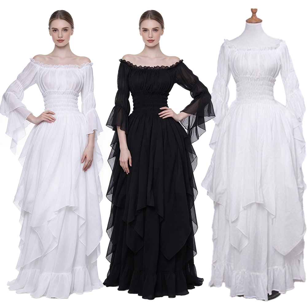 Medieval Dress Retro Off-The-S - Lace Dress review and price