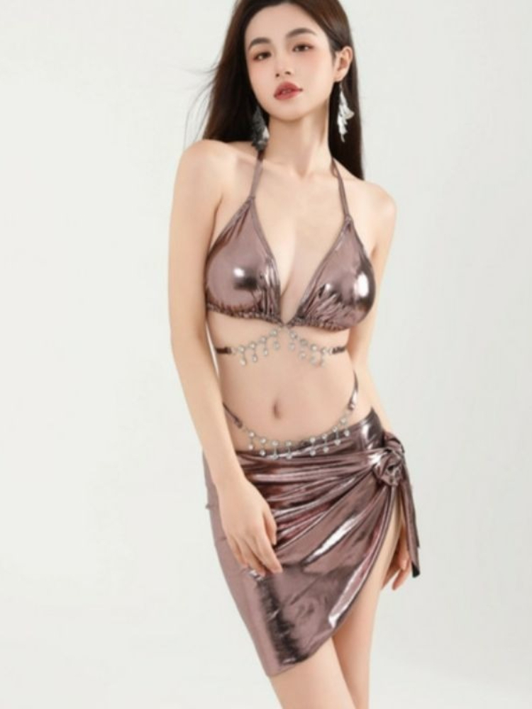 Women Sexy Tie Bikini Set Y2k  - Womens Suit review and price