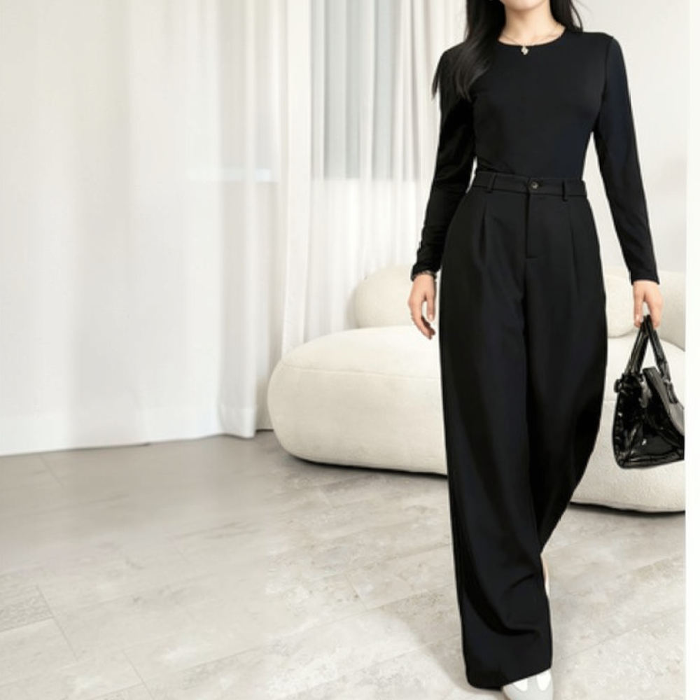 Women Wide Leg Suit Pants High - Tailored Trouser Wide review and price