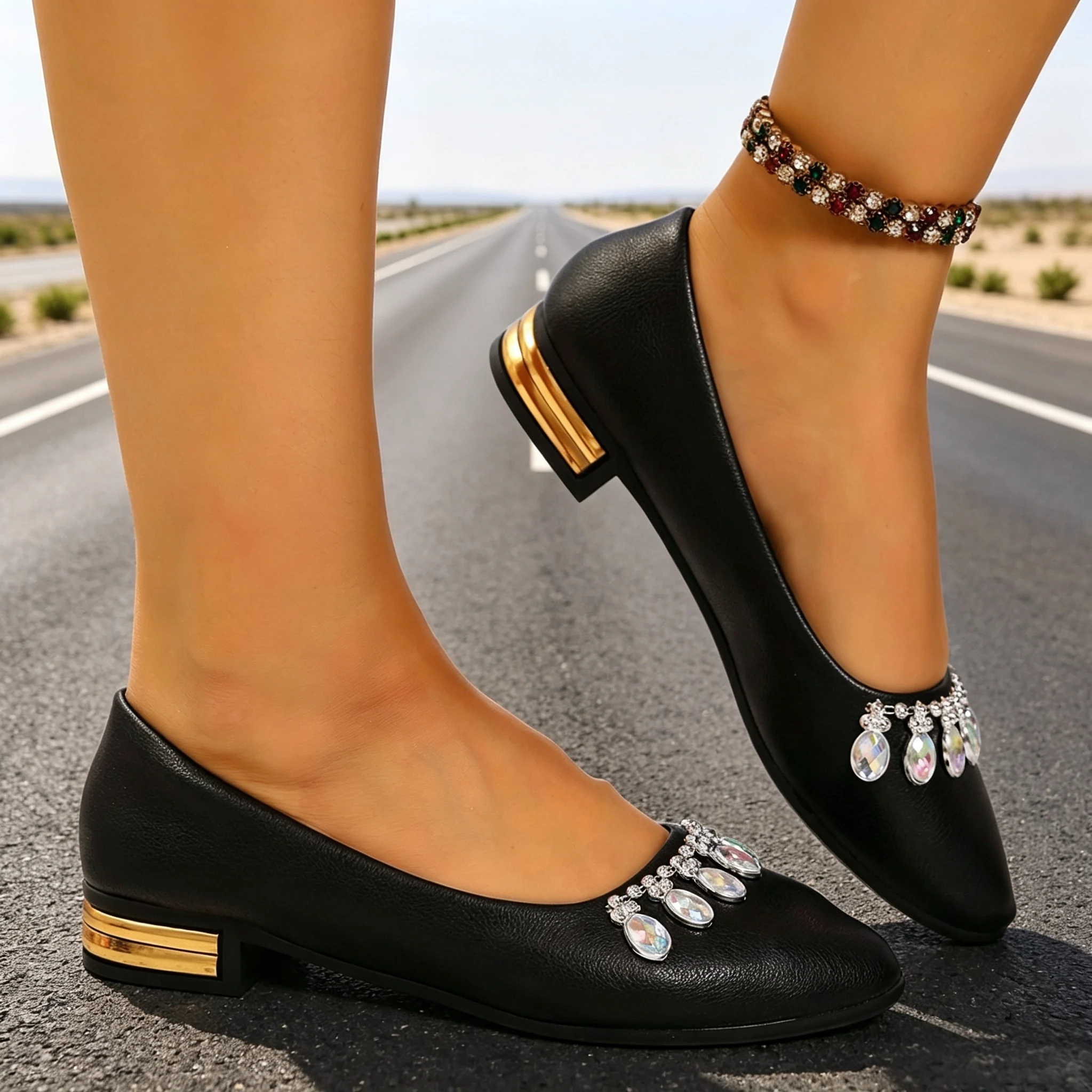 Women Flats Pointed Toe Ballet - Womens Heels review and price
