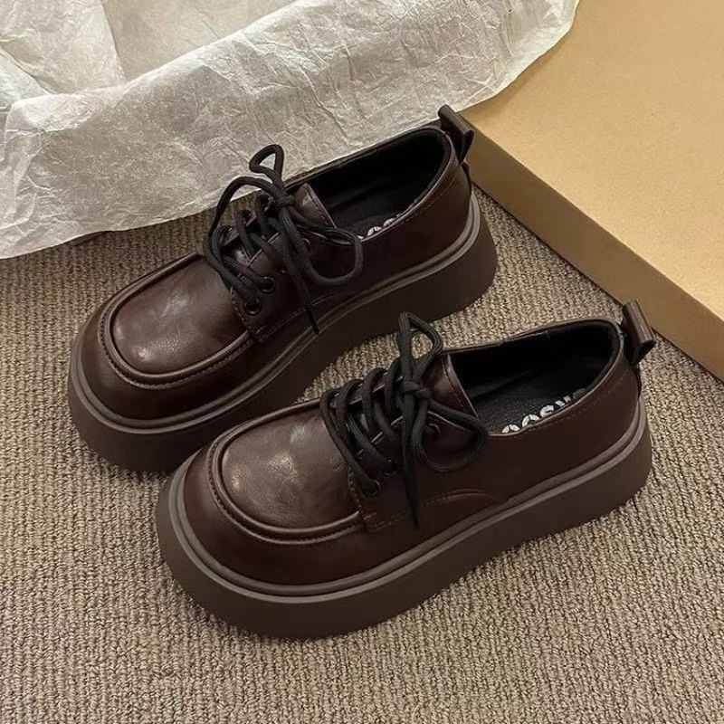 Women Vintage Brown Lace‑up Pl - Womens Heels review and price