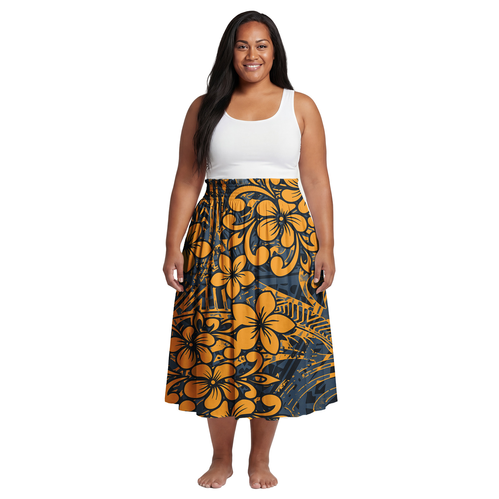 Excellent Floral Print Custom  - Midi Dress review and price