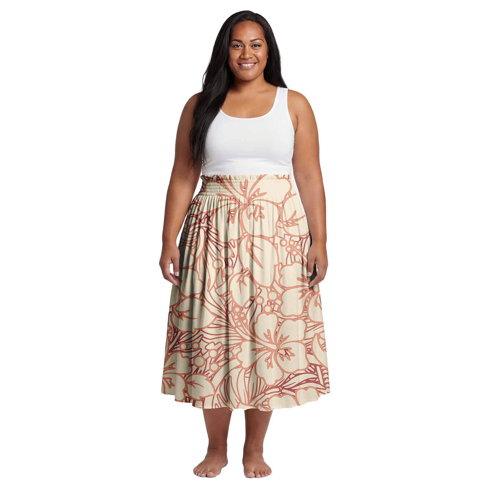 Excellent Floral Print Custom  - Midi Dress review and price