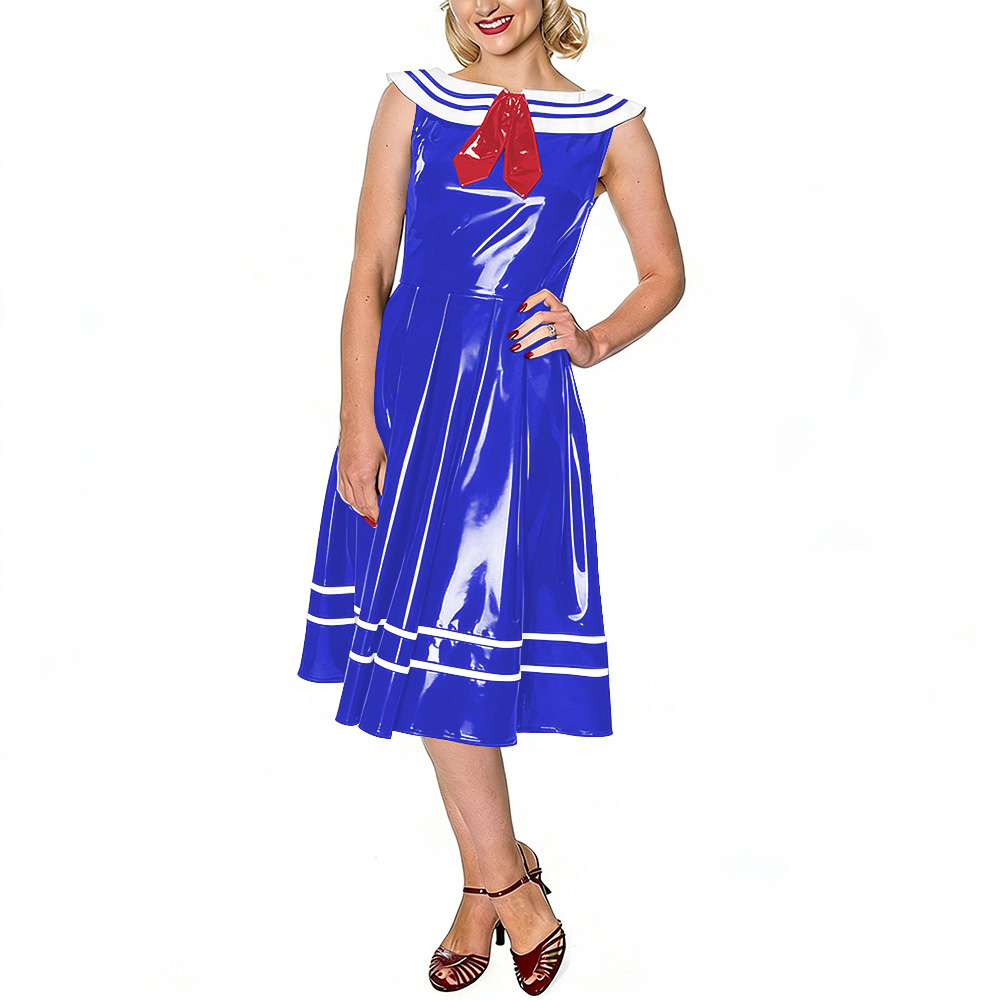 Vintage Sailor Dress for Women - Midi Dress review and price