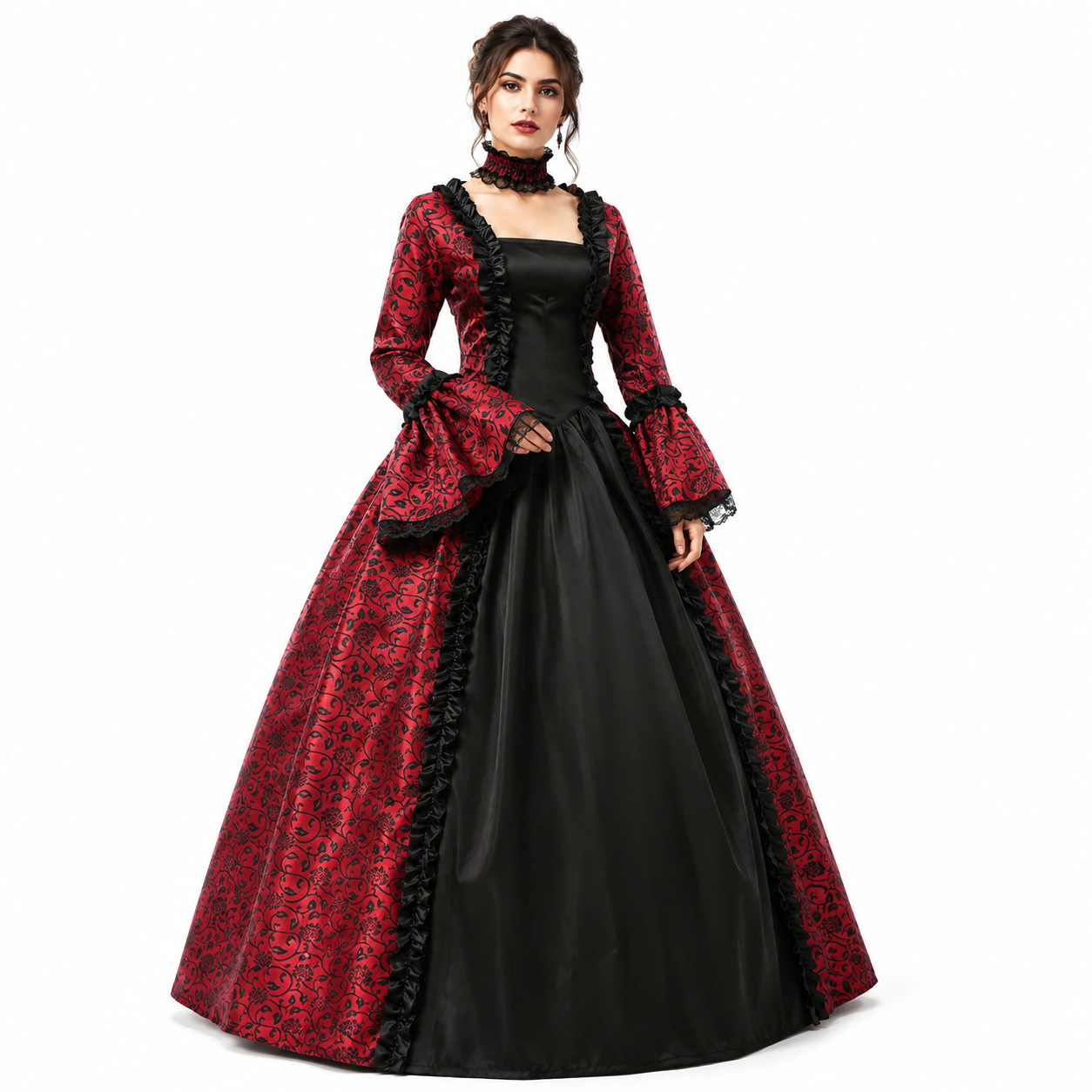 Vintage Medieval Gothic Square - Lace Dress review and price