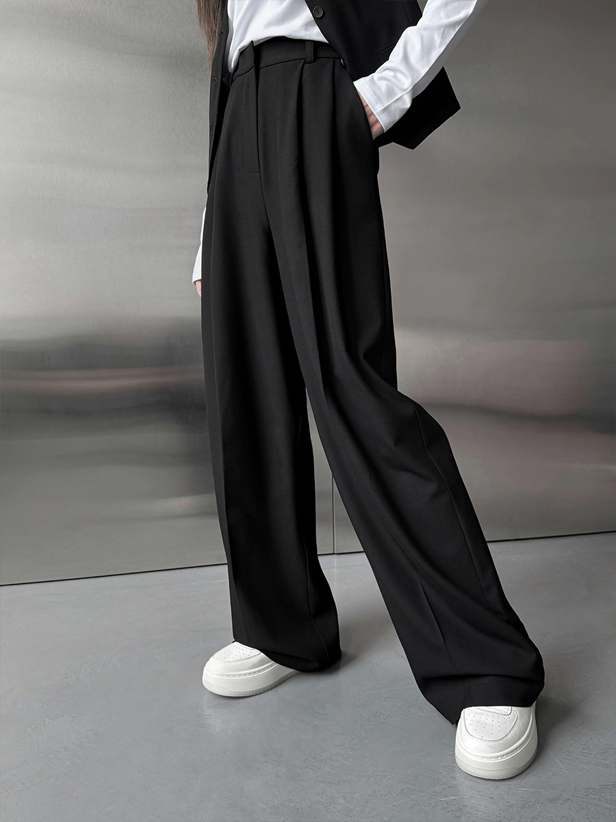 Women Suit Pants Wide Leg Trou - Tailored Trouser Wide review and price